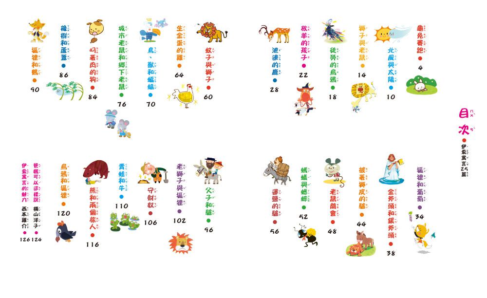 名著大家讀2in1套書（伊索寓言+格林童話）-暢銷童書精選