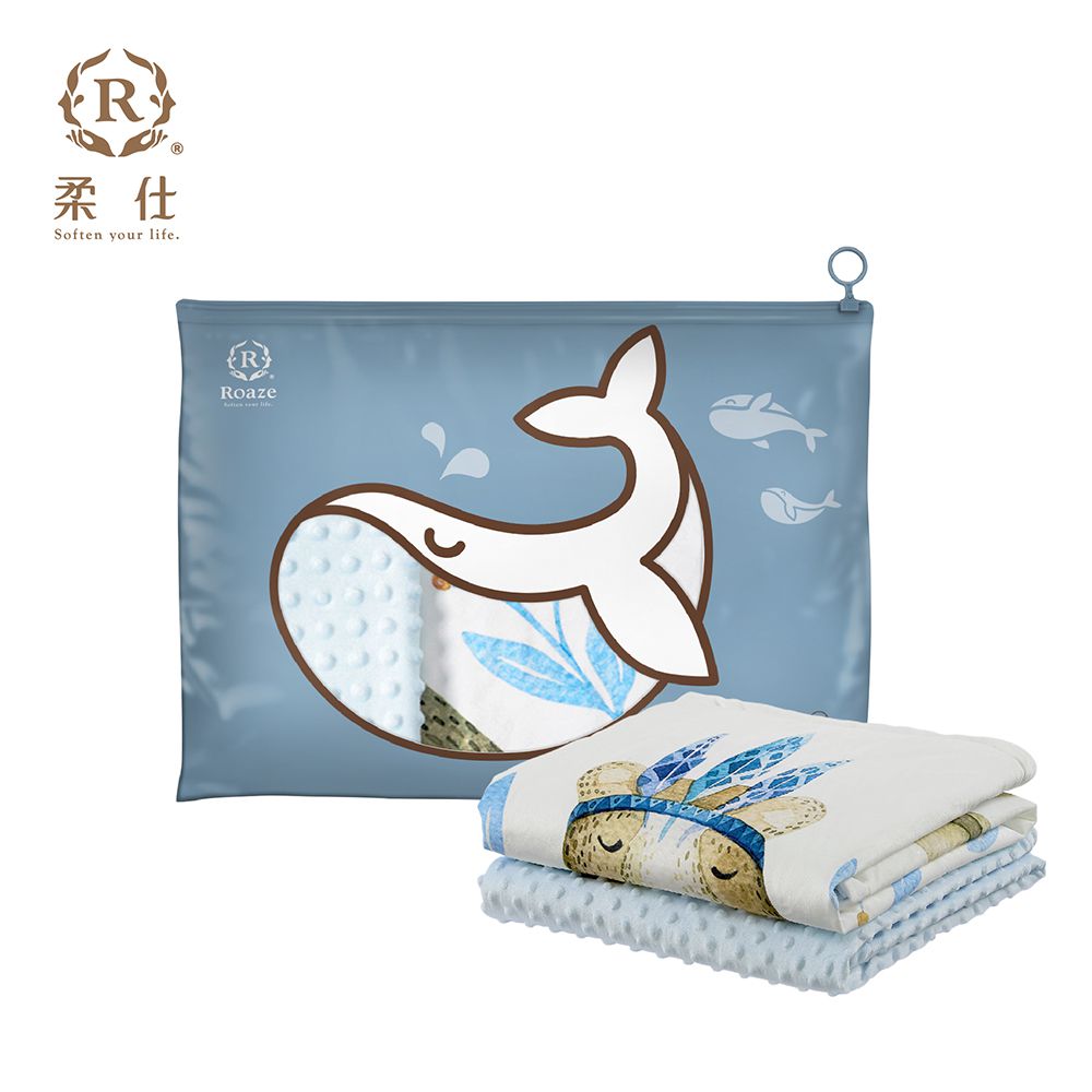 【Roaze】舒眠豆毯 (厚)-溫和熊寶 袋裝