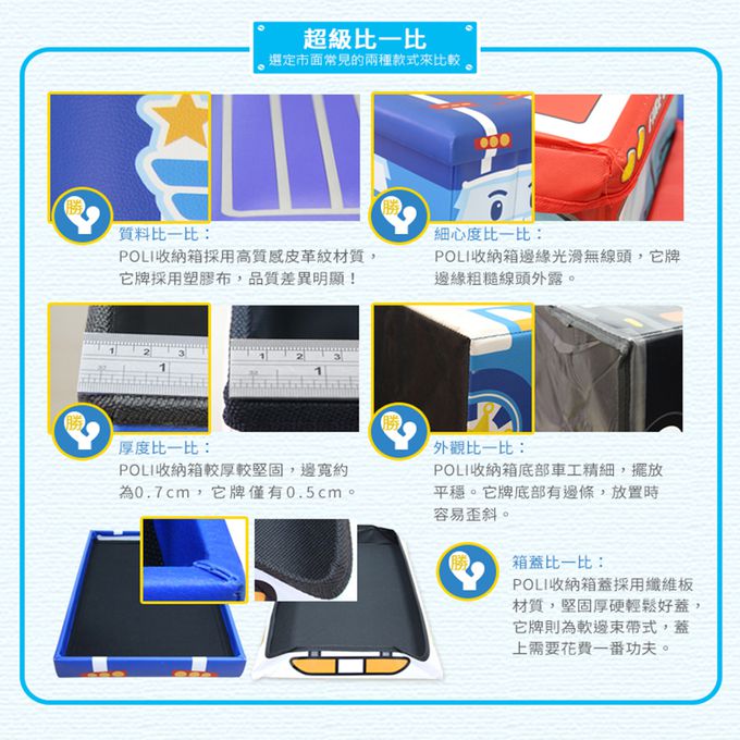 YODA - 福利品 救援小英雄波力收納箱-羅伊x1