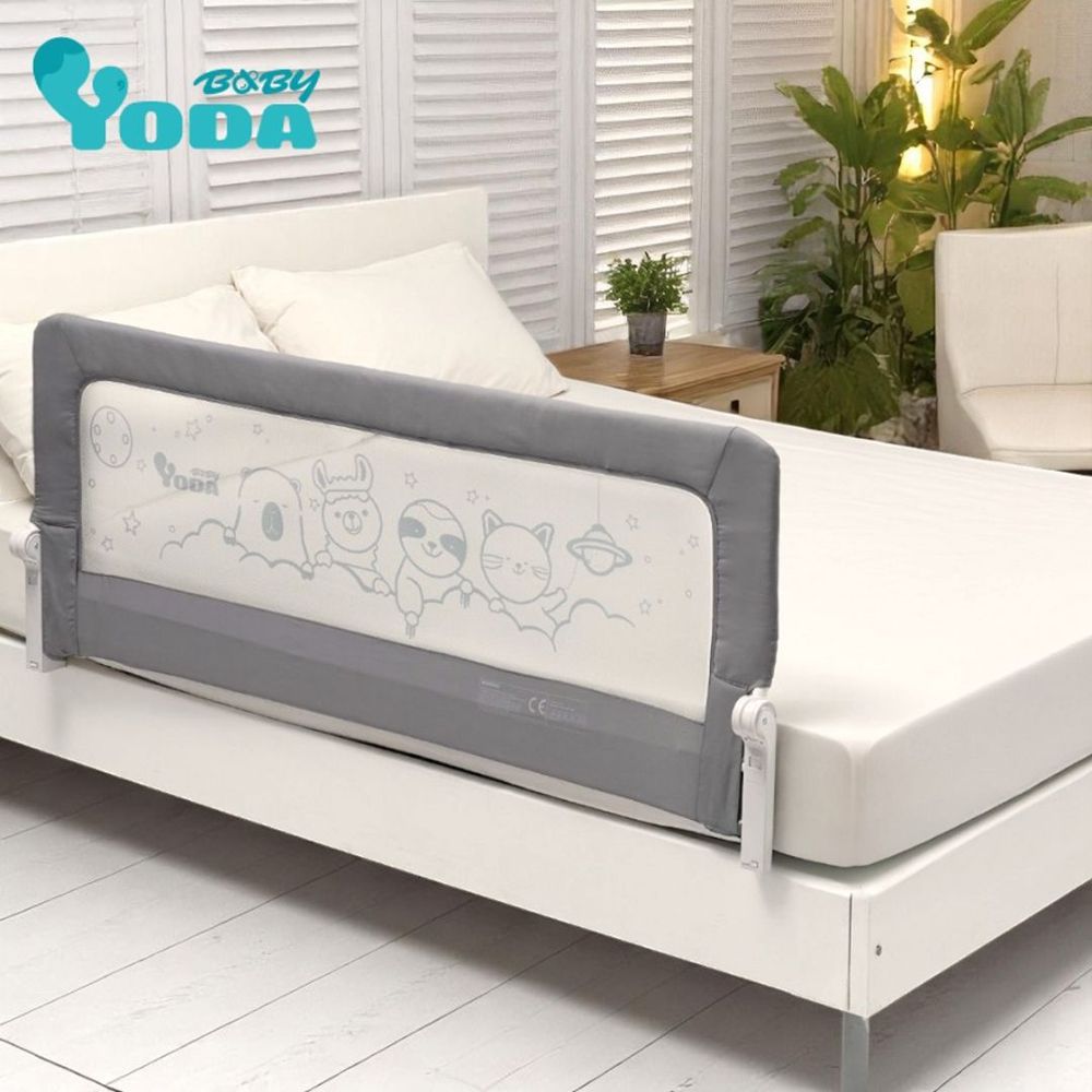 YODA第三代動物星球兒童床邊護欄-樹懶灰