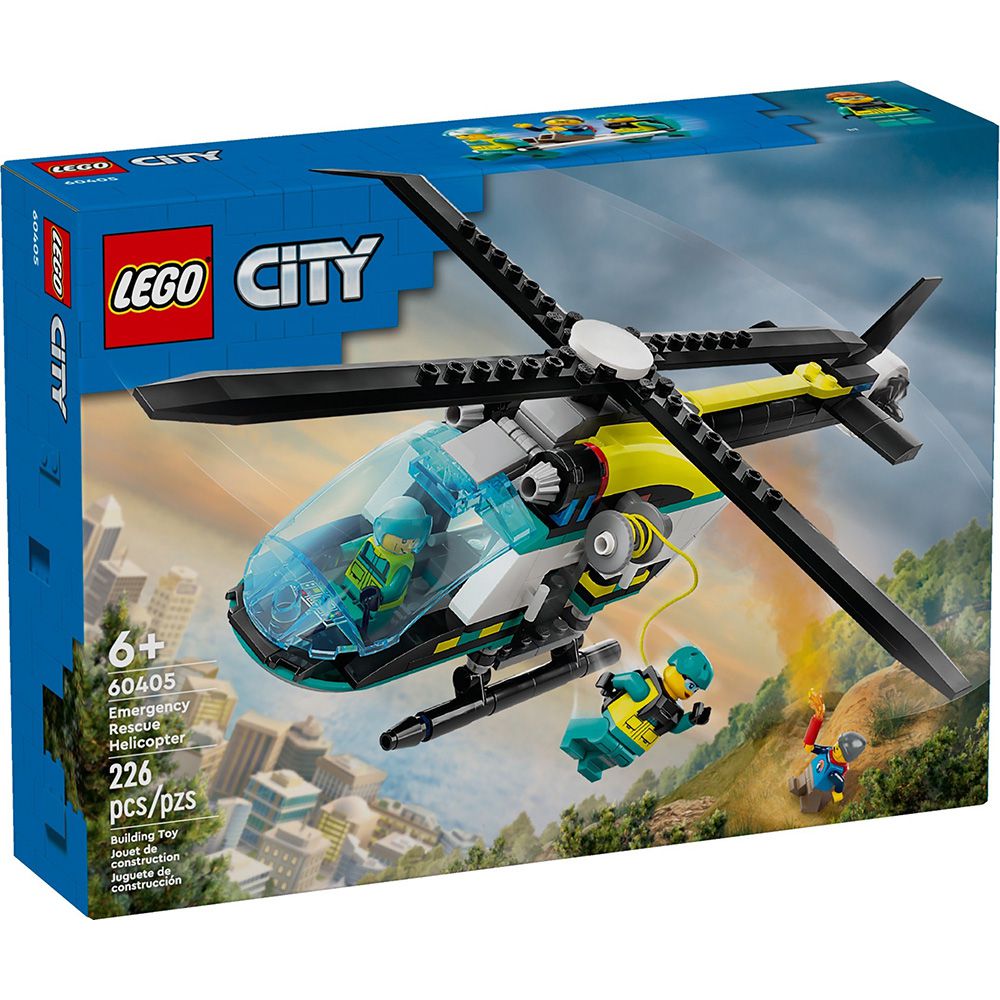 樂高 LEGO - LEGO樂高 LT60405 City 城市系列 - 緊急救援直升機