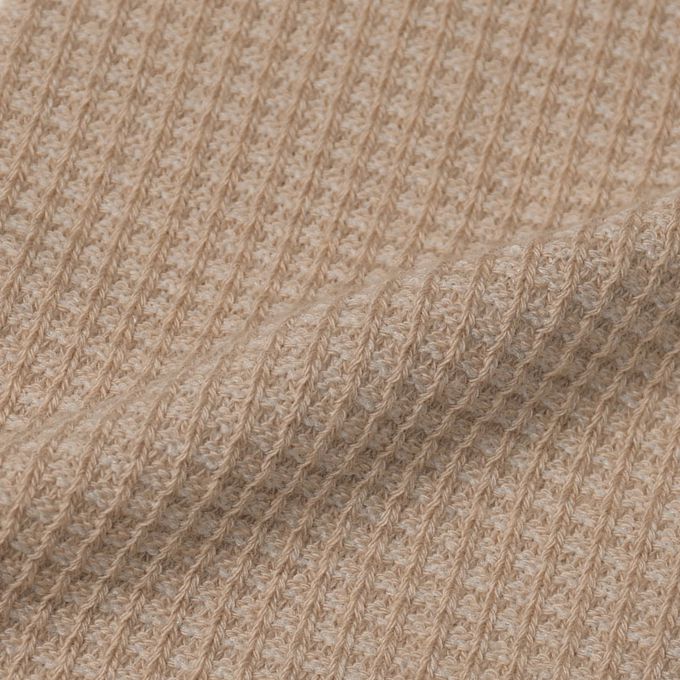 akachan honpo - 小球球腳套-華夫格-咖啡色 (70～95cm)