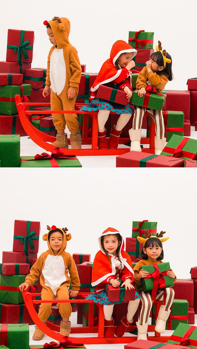 韓國 OZKIZ - 聖誕麋鹿造型連身衣