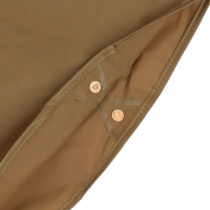 akachan honpo - 短斗篷式雨衣-小熊學校-咖啡色 (80-95cm)