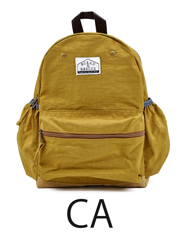 日本 OCEAN&GROUND - DAYPACK 經典後背包-VINTAGE 復古-灰藍 DB