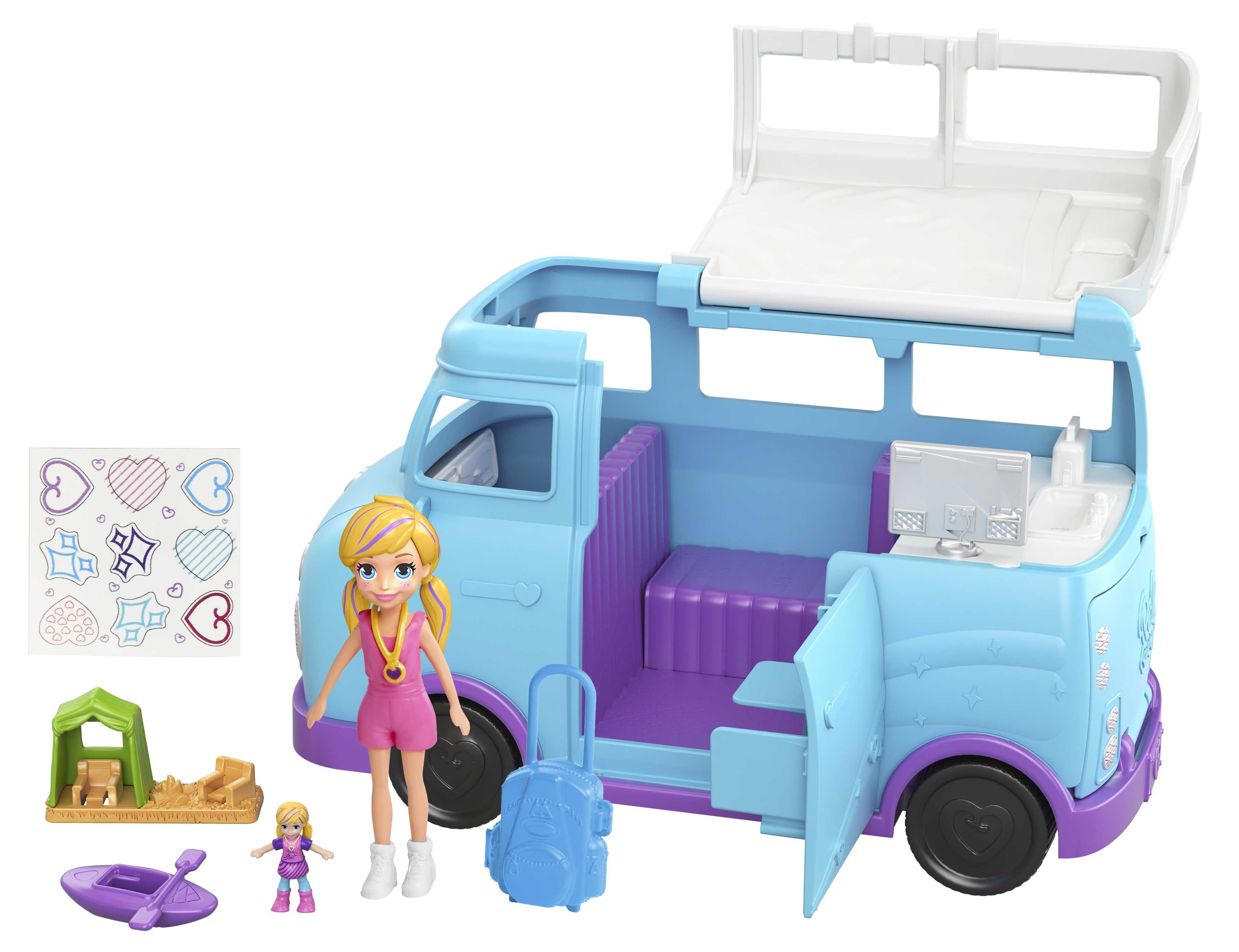 Polly Pocket 口袋波莉 - 口袋波莉旅行車變身組合