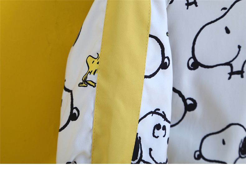 卡通人物史努比雙面穿外套-滿滿SNOOPY-黃色