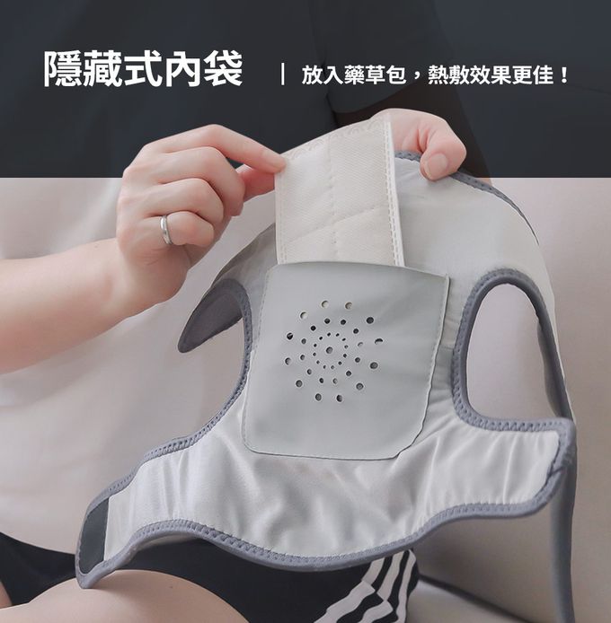 3ZeBra - 【3ZeBra】好膝力｜溫感膝部按摩器 兩入組-灰色