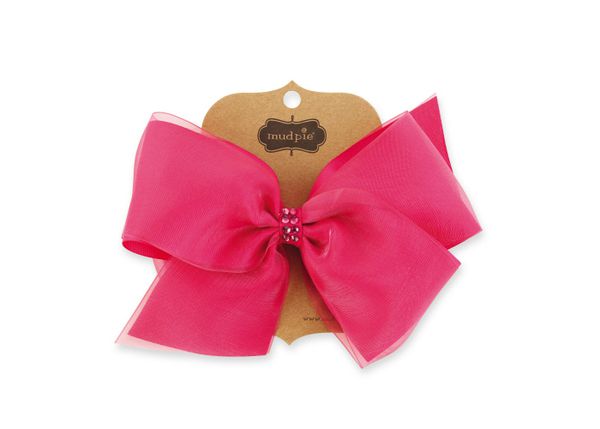 美國 Mud Pie - 時尚大髮飾-紅色鑲鑽蝴蝶結 (單一尺寸)