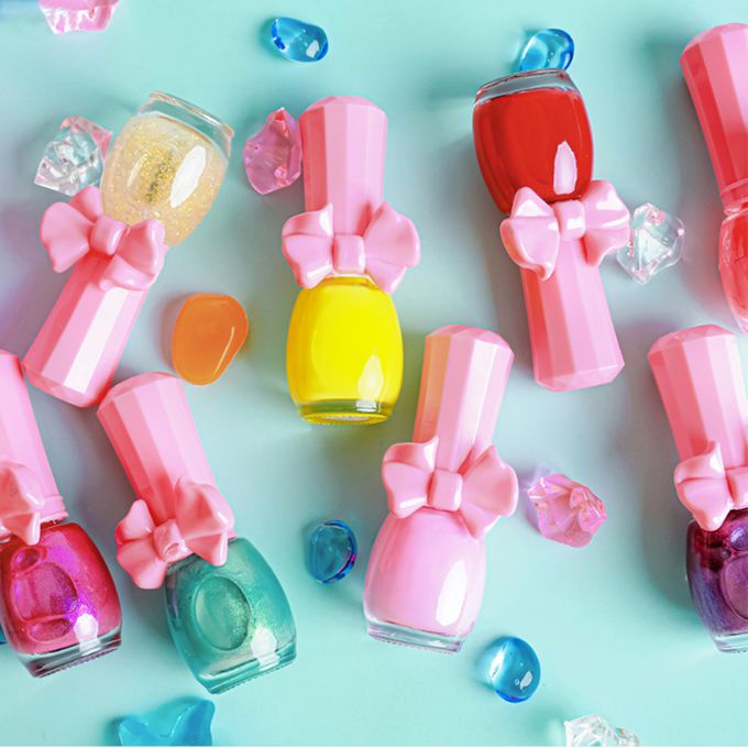 韓國PINKY - 韓國可撕安全無毒指甲油-A03.亮紫色