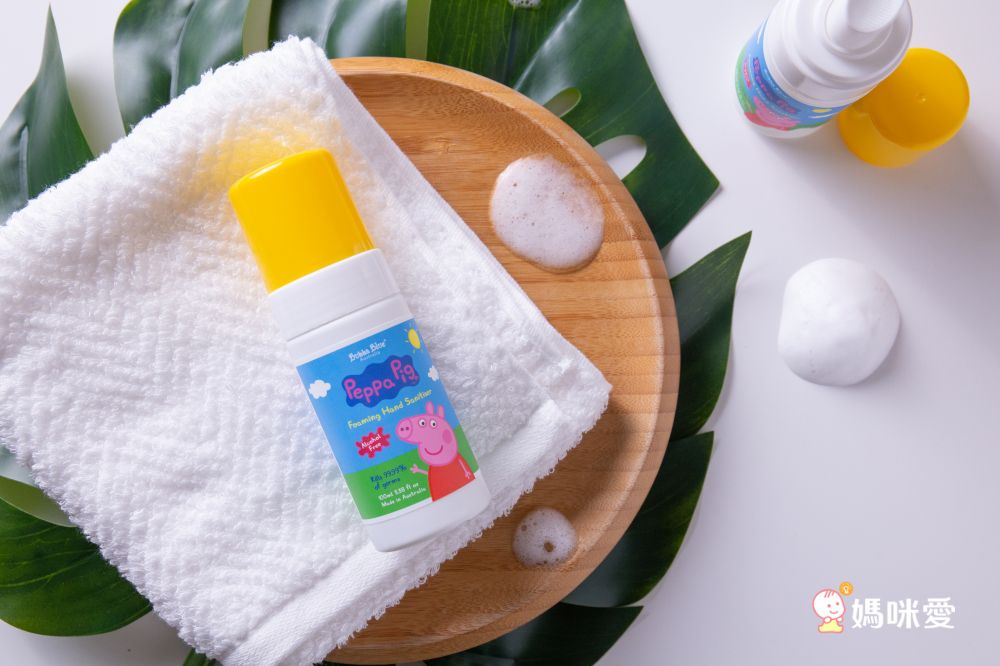 澳洲 Bubba Blue - 無酒精乾洗手慕斯-無香-佩佩豬-100ml