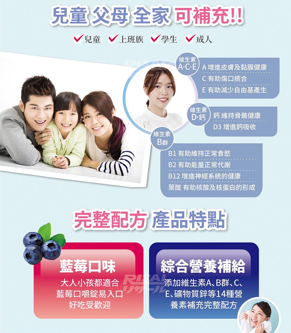 小兒利撒爾Risal - 樂膚Love咀嚼錠x兩瓶組(加贈小魚球10粒x兩盒)-60錠/瓶