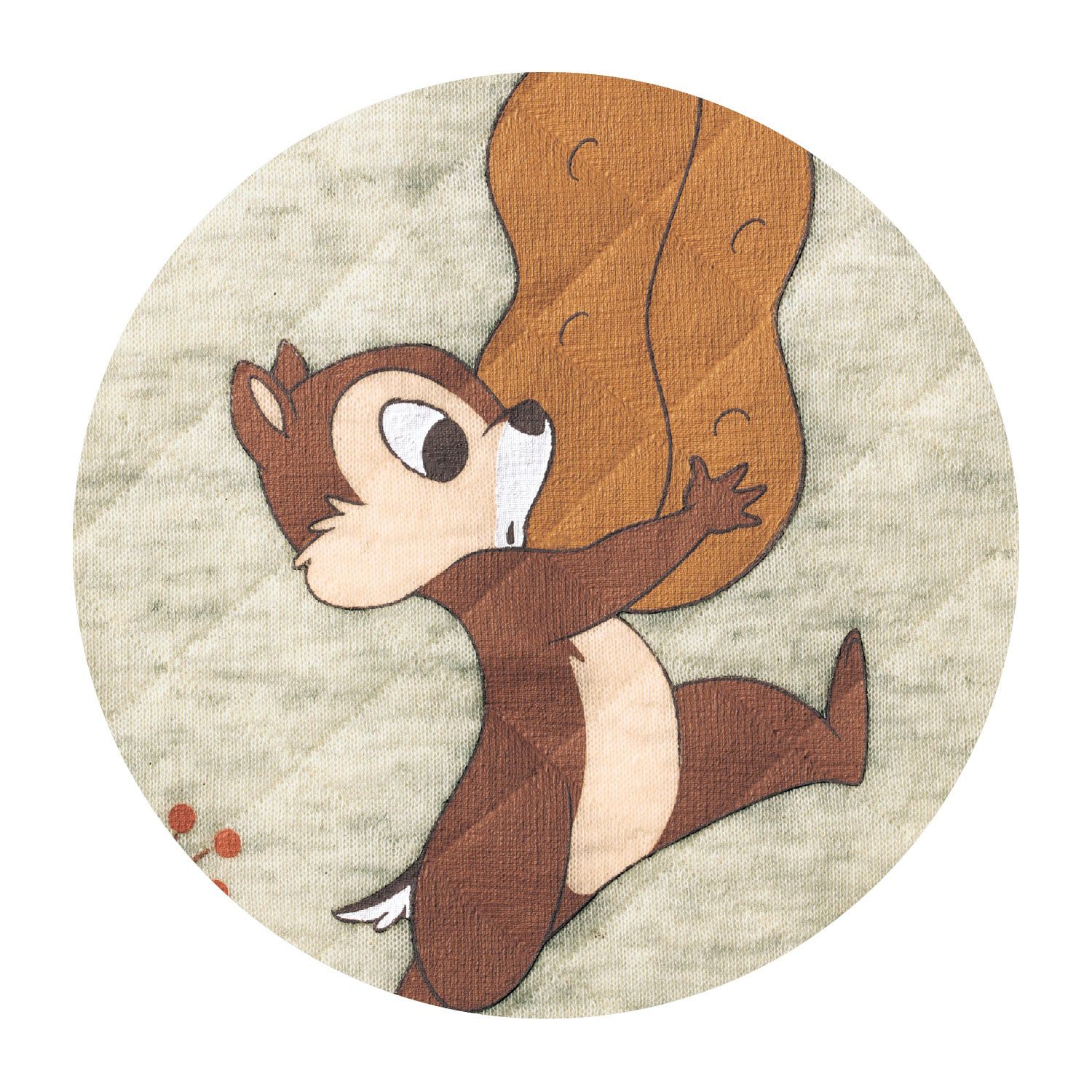 日本千趣會 - 迪士尼 純棉長袖家居服-奇奇蒂蒂果實-燕麥