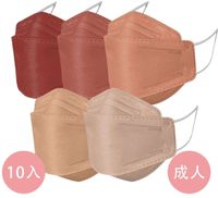 優美特居家生活 - "正洸"成人醫療級魚形立體口罩-KF94/雙鋼印/4D立體[單入口罩獨立包裝]-森林系 (20.5x8±0.2cm)-10片/盒(未滅菌)