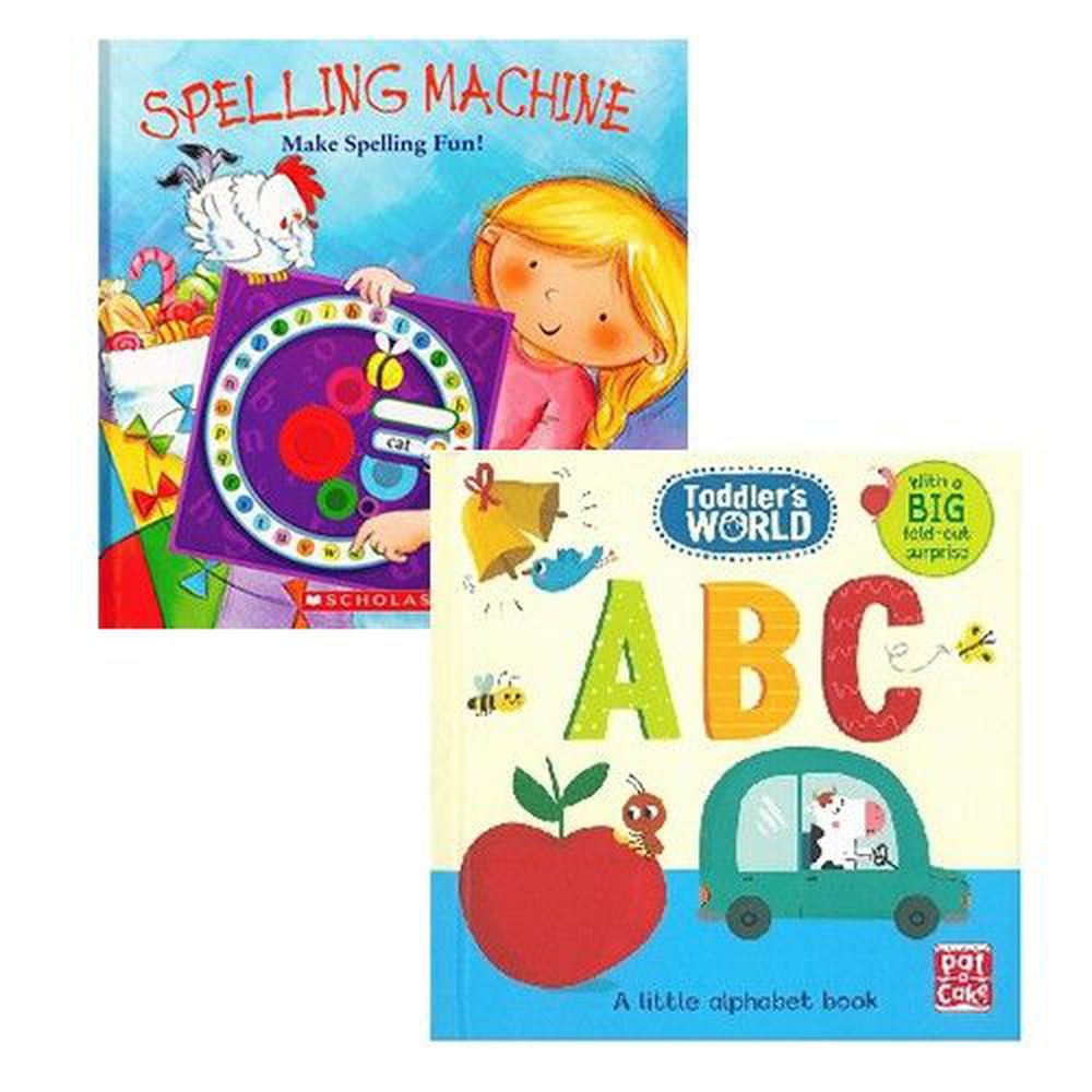 Kidschool - 【合購組】Spelling Machine 拼字機器 (操作書)＋字母ABC
