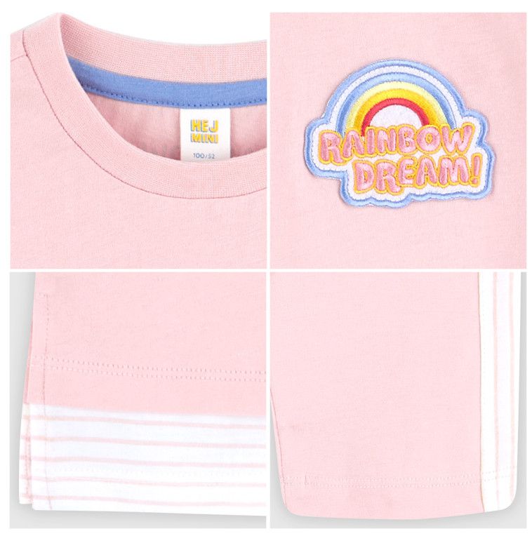 韓國 HEJMINI - 彩虹套裝-黑