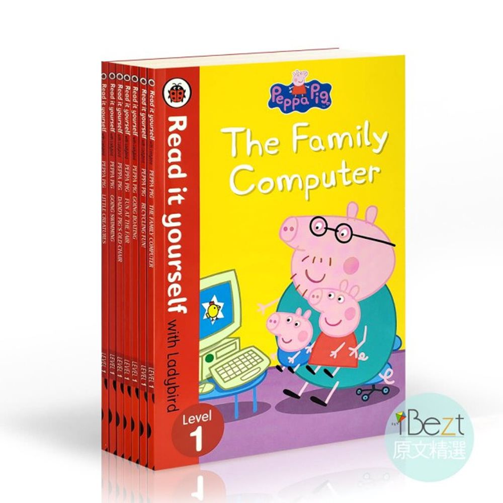 英國 - Peppa Pig Read It Yourself with Ladybird Level 1故事讀本 (7 Books Set)
