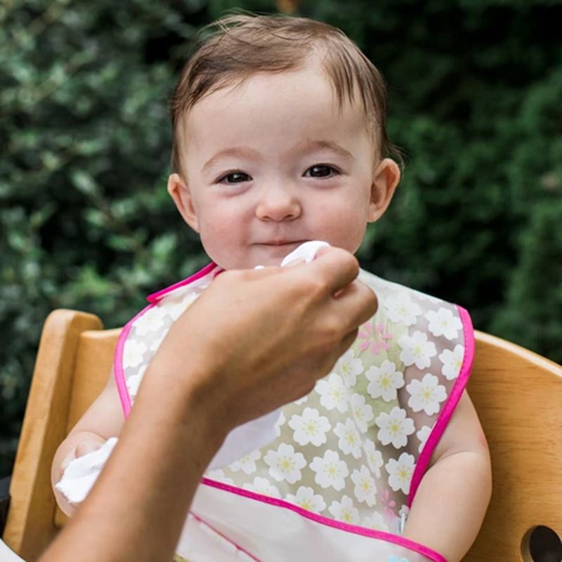 美國 green sprouts - 小綠芽有機棉多功能細紗布毛巾/洗澡巾5入組-純白組