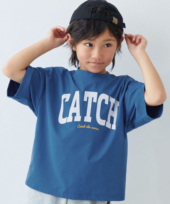 日本 devirock - 抗UV 不易皺速乾印花短袖上衣-袖子logo-淺灰