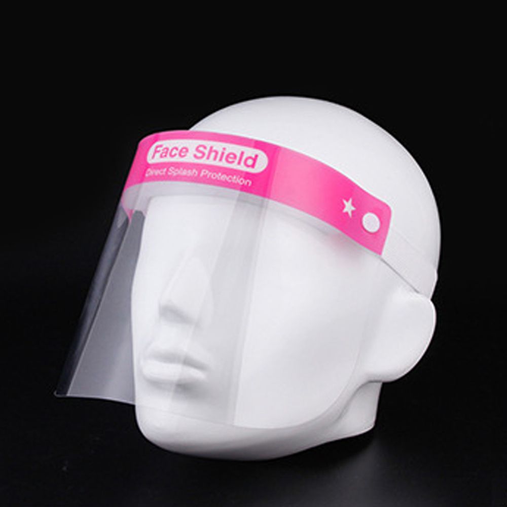 隔離飛沫兒童防護面罩-小-粉色 (約26x17cm)