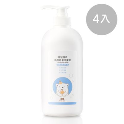 奇哥 - 鳳梨酵素奶瓶蔬果洗潔液600ml 4入
