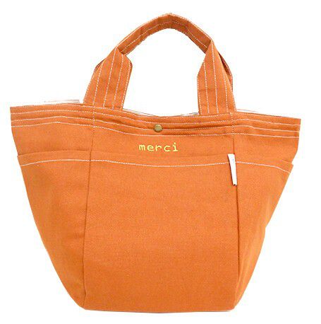 日本 Chepeli - 印度棉 刺繡手提帆布包/托特包-merci-黑 (25x37x16cm)