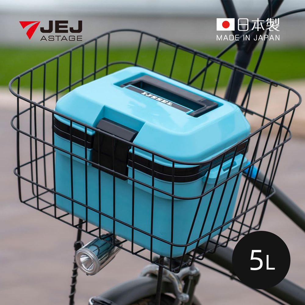 IJSSEL 日本製手提肩揹兩用保冷冰桶-天空藍-5L