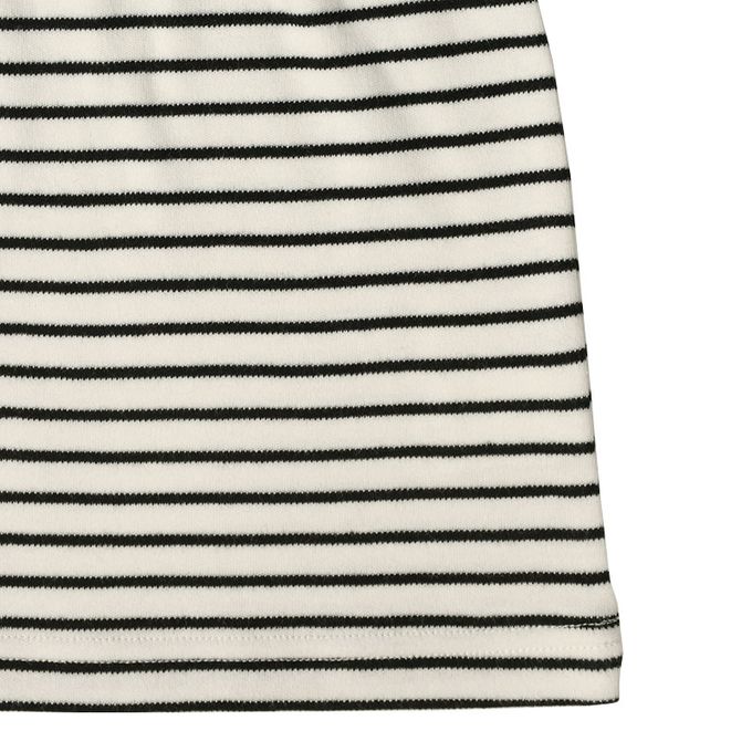 akachan honpo - 長袖T恤-胸下拼接-黑色