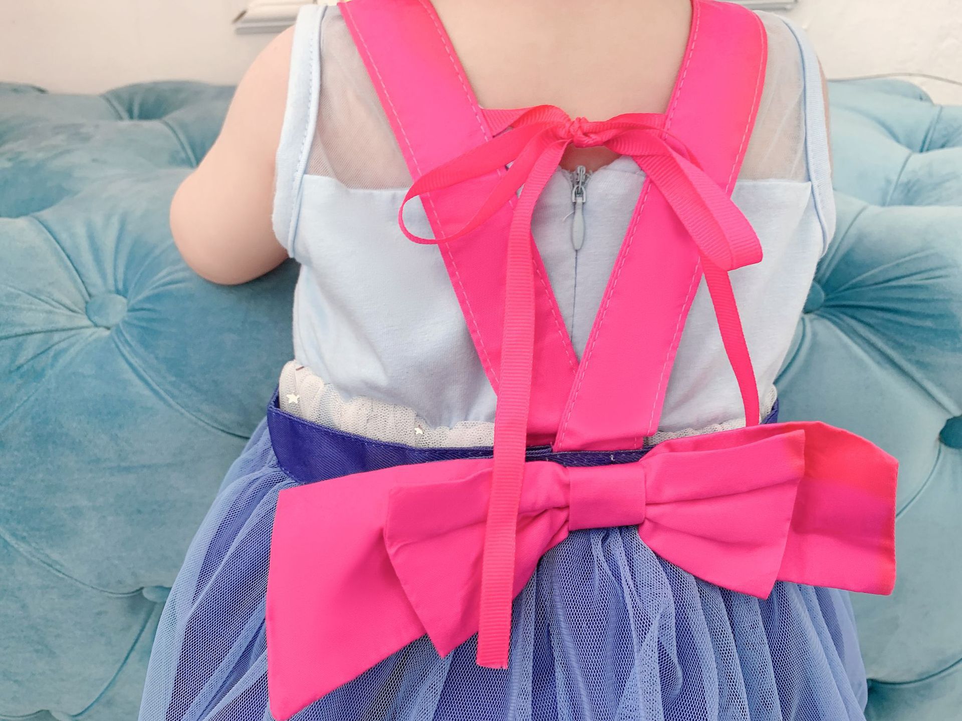 造型公主裙圍裙-夢幻紫