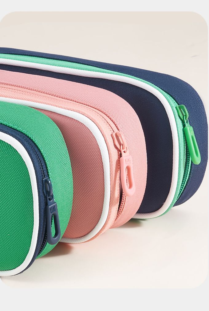 kocotree - 簡約大容量筆袋-藍色