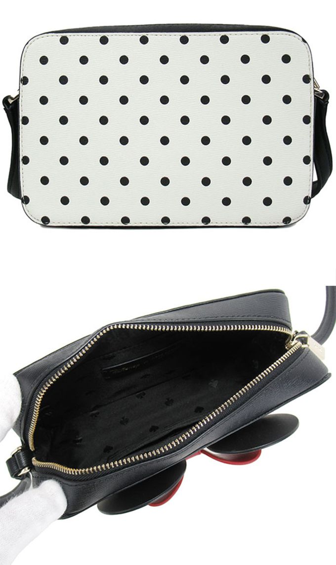 kate spade - 拼接皮革聯名斜背包 (迪士尼)