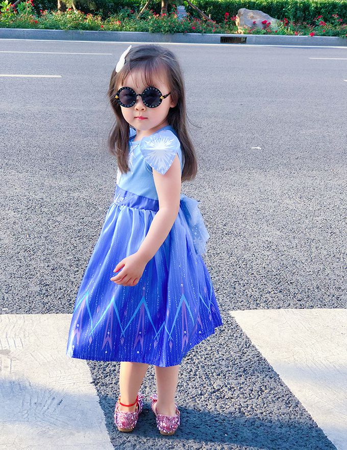 冰雪女王雪花洋裝