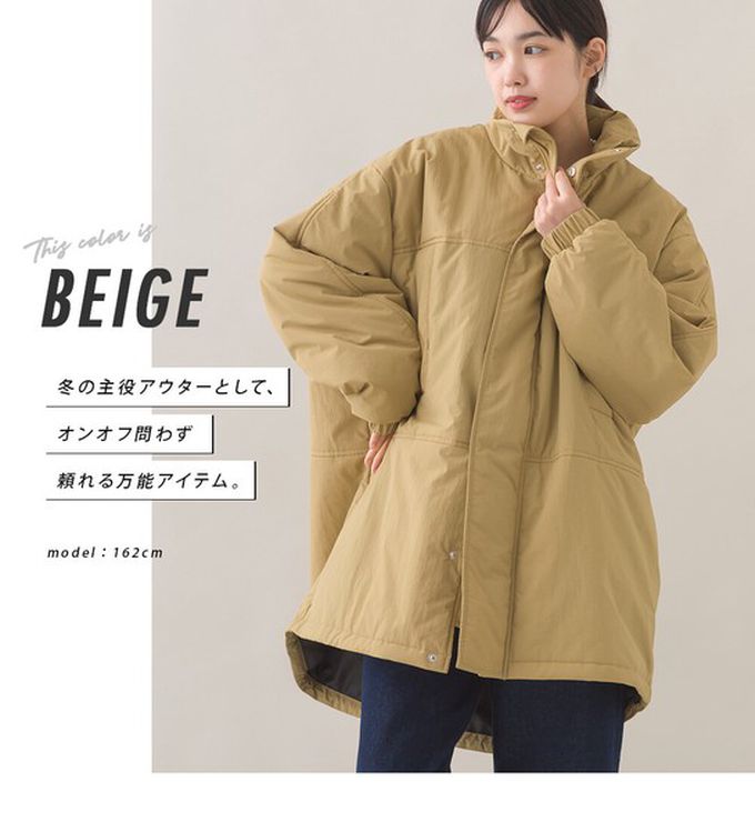 日本 OMNES - 蓬鬆厚感科技羽絨大衣保暖外套-黑