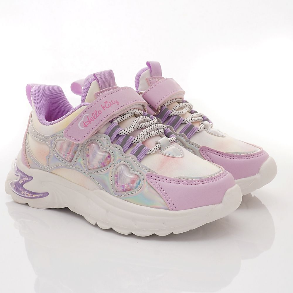 HELLO KITTY - 凱蒂貓甜心休閒款運動鞋(中小童段)-紫