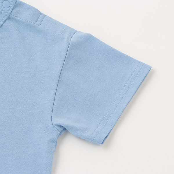 日本 petit main - 汪汪隊聯名 印花短袖上衣-毛毛-卡其