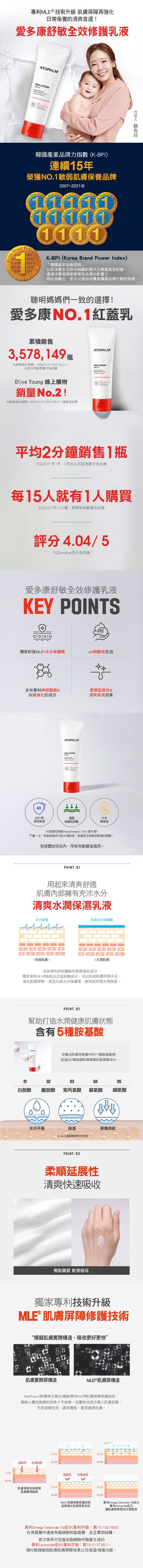 ATOPALM 愛多康 - 舒敏全效修護乳液-120ml
