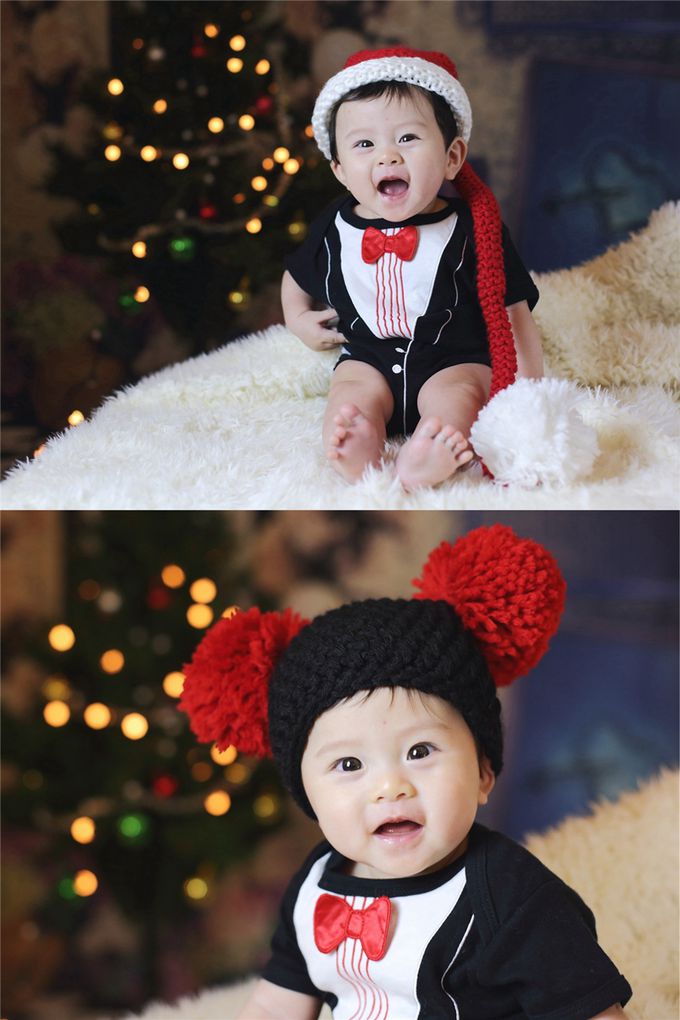 美國Frenchie MC - 嬰兒連身衣-短袖-小勞勃倒泥