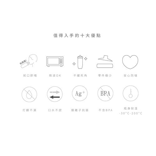 【一杯三蓋 組合】甘甘隨心杯 500ml - 淡檸黃