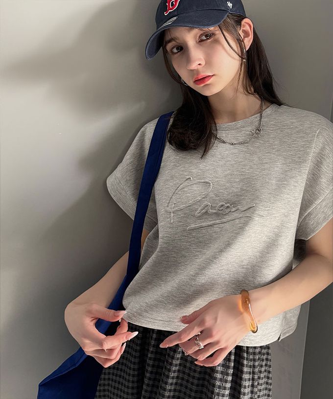 日本 Classical Elf - Java 低調logo印花寬短袖上衣-白