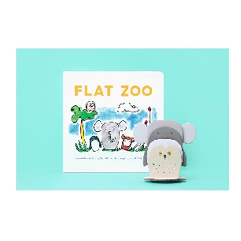 Kidschool - Flat Zoo 可愛動物園角色互動書