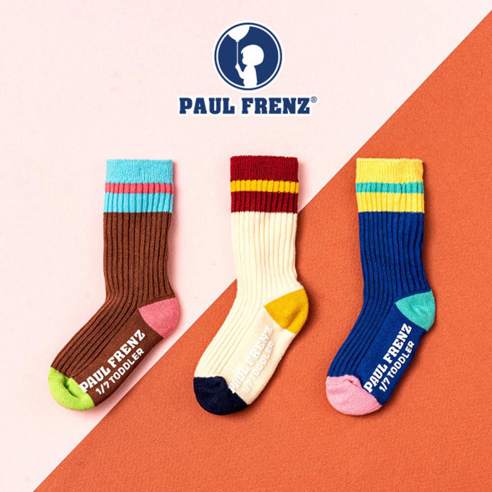 韓國 PAUL FRENZ - (3入組)韓製彈力中長筒襪-ANGELA