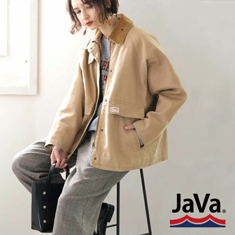 日本 Classical Elf - 工作服風挺版立領夾克-卡其