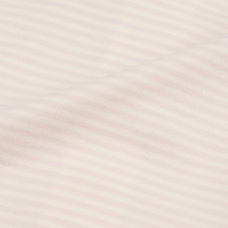 akachan honpo - 短袖兔裝 吸水速乾-動物造型屁屁 橫紋-粉紅色