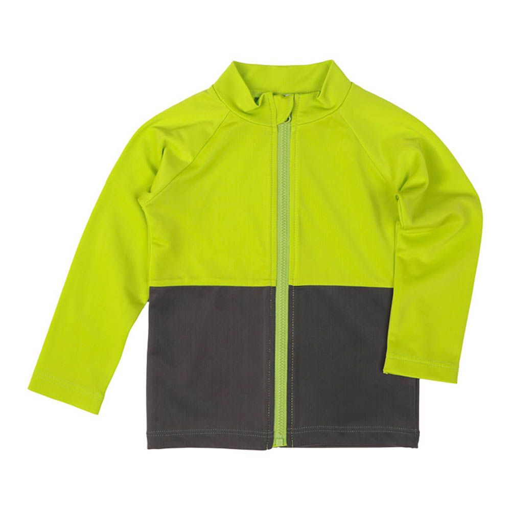 防曬泳衣-拼接-綠色