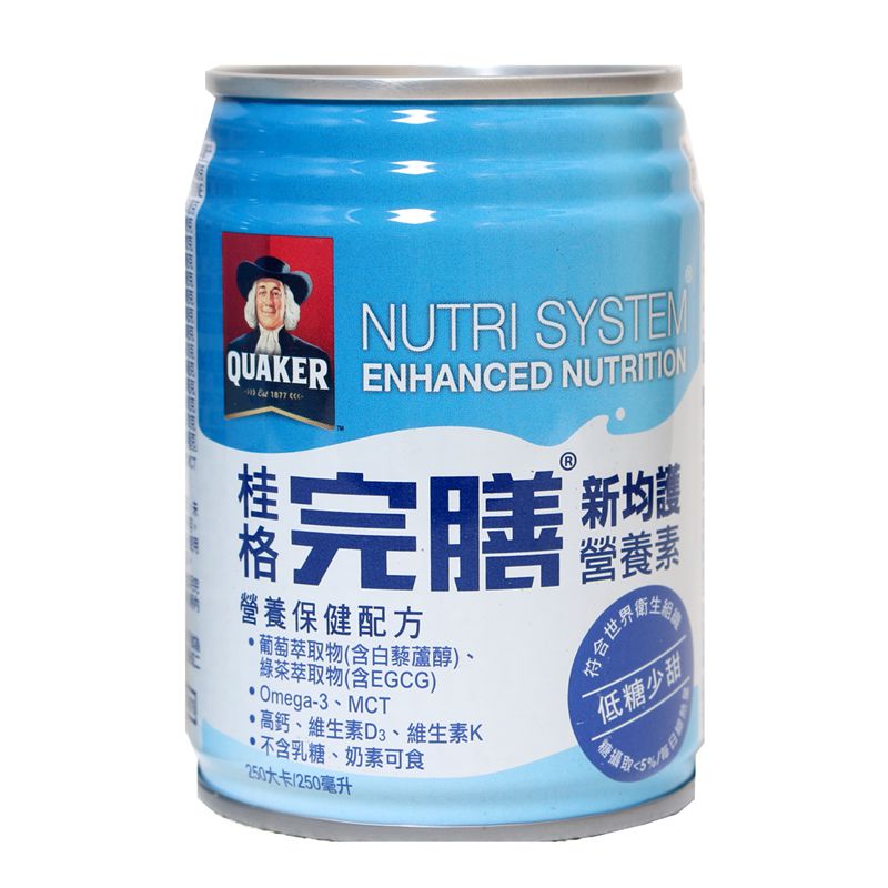 桂格 - 完膳新均護營養素保健配方(低糖少甜)250mlx24罐
