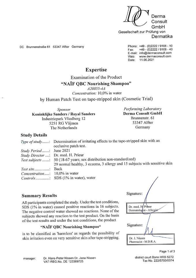 荷蘭NAIF - 寶寶天然滋養洗髮露-200ml