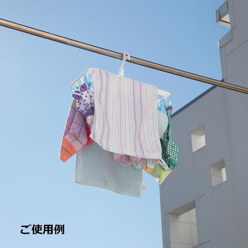 akachan honpo - 迷你方形曬衣夾 16個