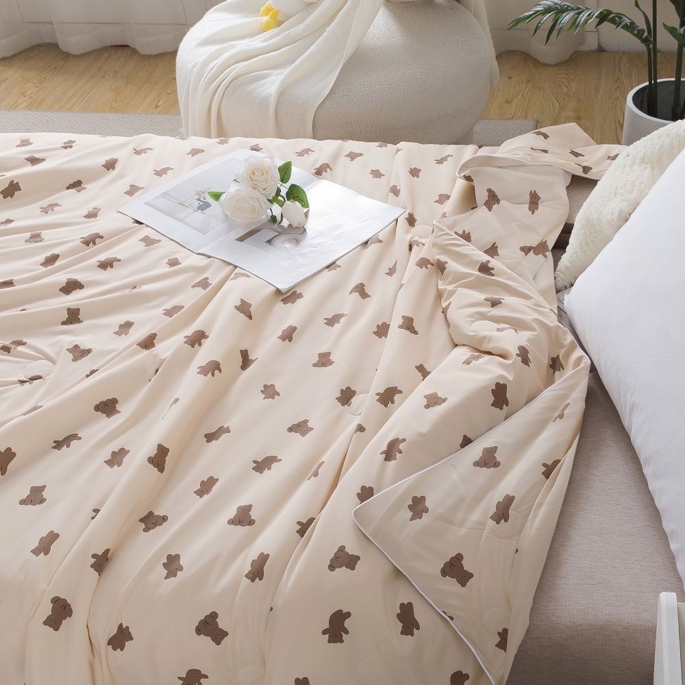 兒童極致涼感抱冰被-小熊曲奇 (100x120cm)