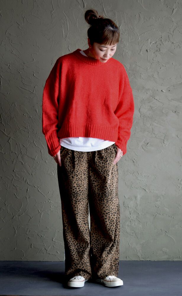 日本 zootie - 柔軟圓領短版針織毛衣-咖啡牛奶