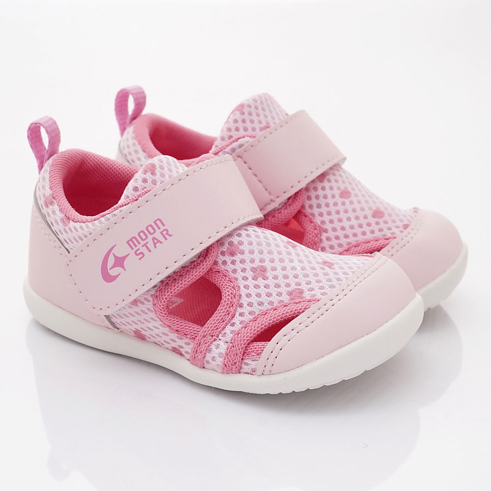 MOONSTAR日本月星 - 休閒機能寶寶學步鞋(寶寶段)-粉